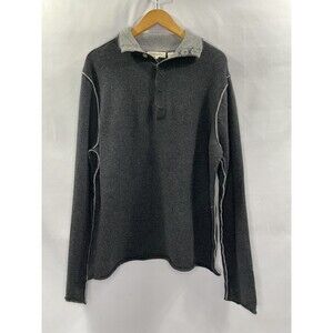 Vintage & Rare Inhabit Cashmere Sweater gray Mens Size XL, Made In Hong Kong